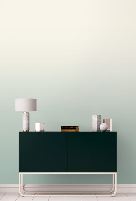 green & cream ombre wallpaper hero image
