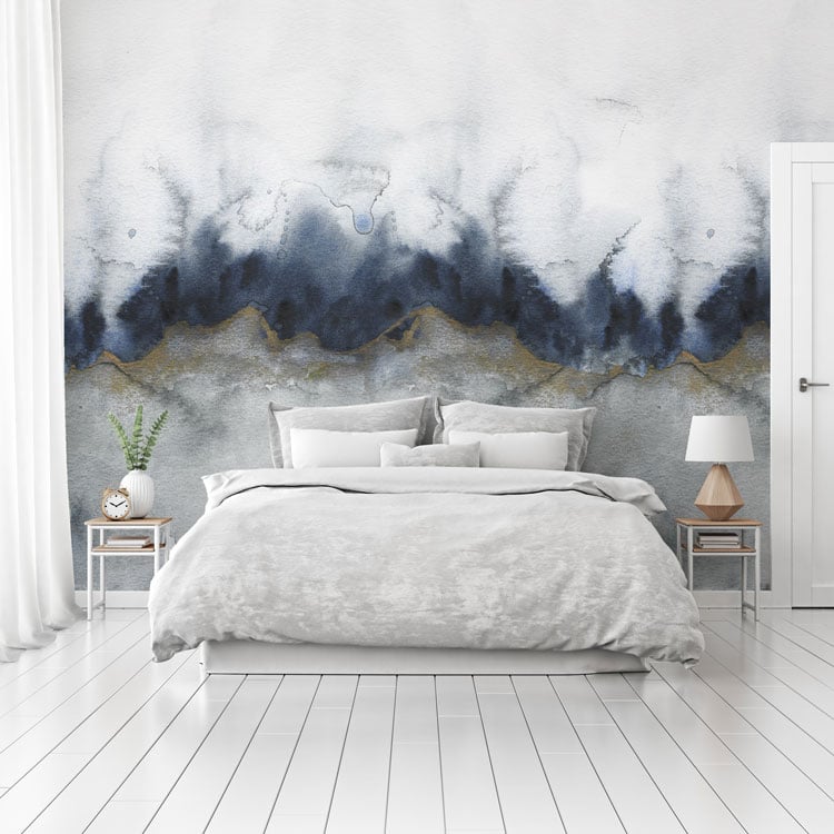 Grey Abstract Wallpaper Mural hero image