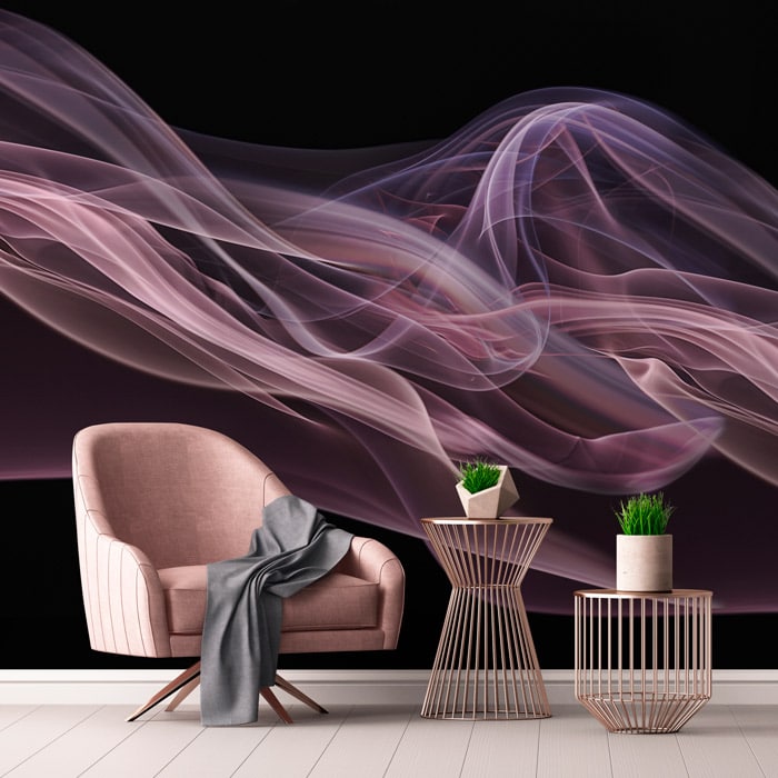 black & pink abstract texture wallpaper mural hero image