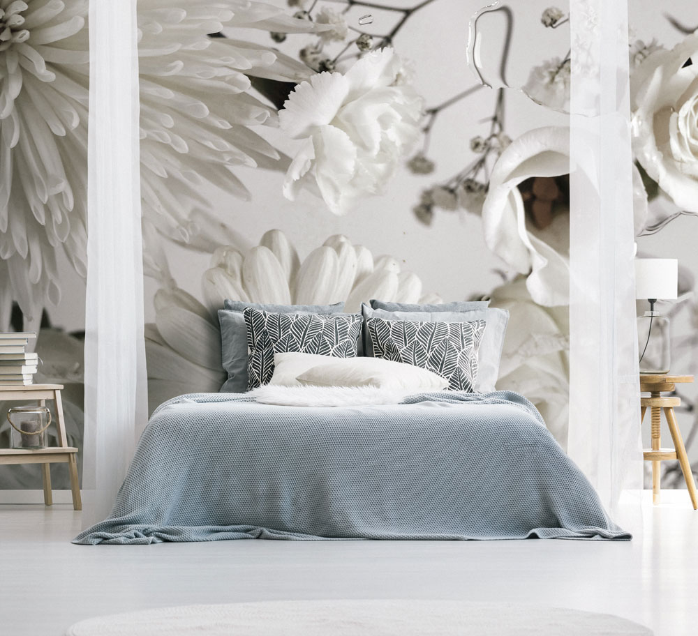 Albus II wall mural by Claire Luxton for FEATHR