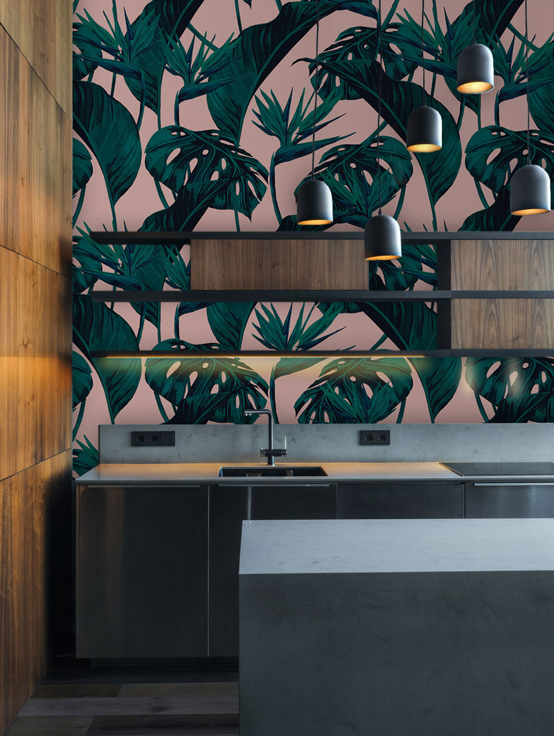 Kitchen wallpaper ideas for modern interiors - Feathr™ Wallpapers
