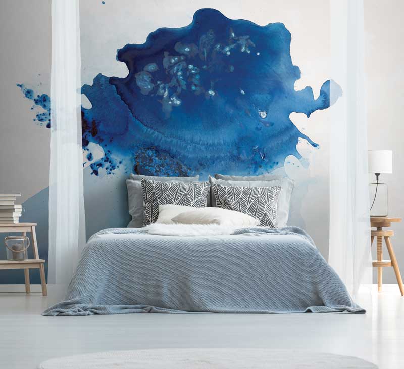 Watercolor wallpapers for a dreamy bedroom | 20 Original Ideas - Feathr™