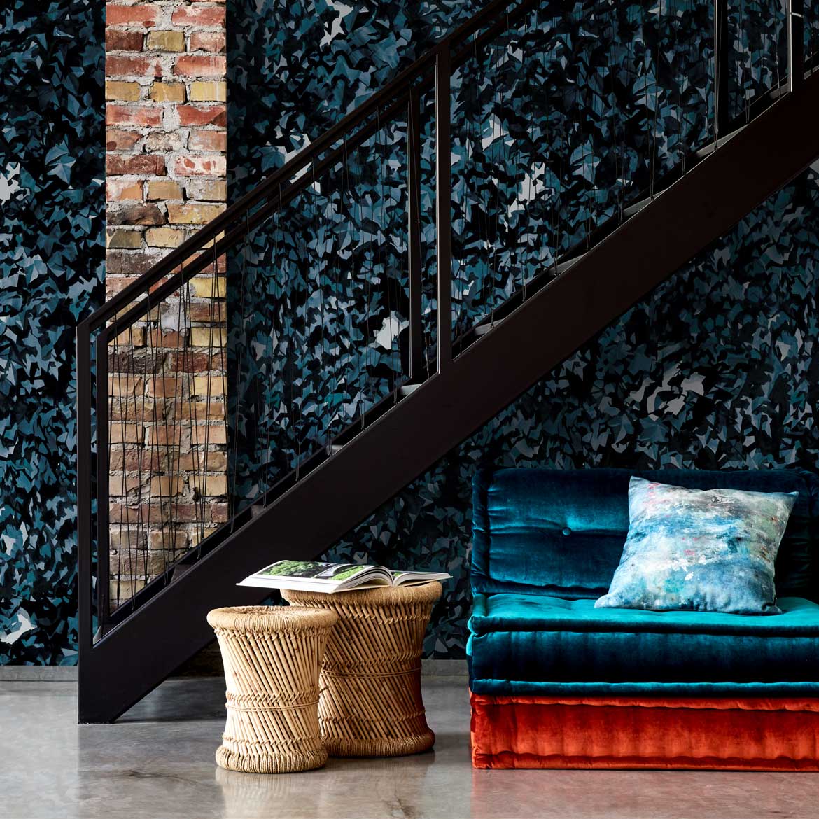The Most Beautiful Things Hide wallpaper in Dusk by Tamara Piilola for FEATHR