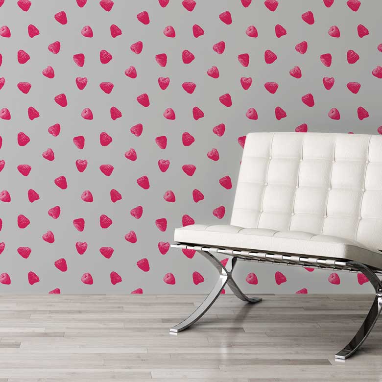 colourful raspberry wallpaper