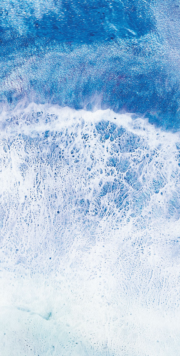 Deep blue sea wallpaper mural