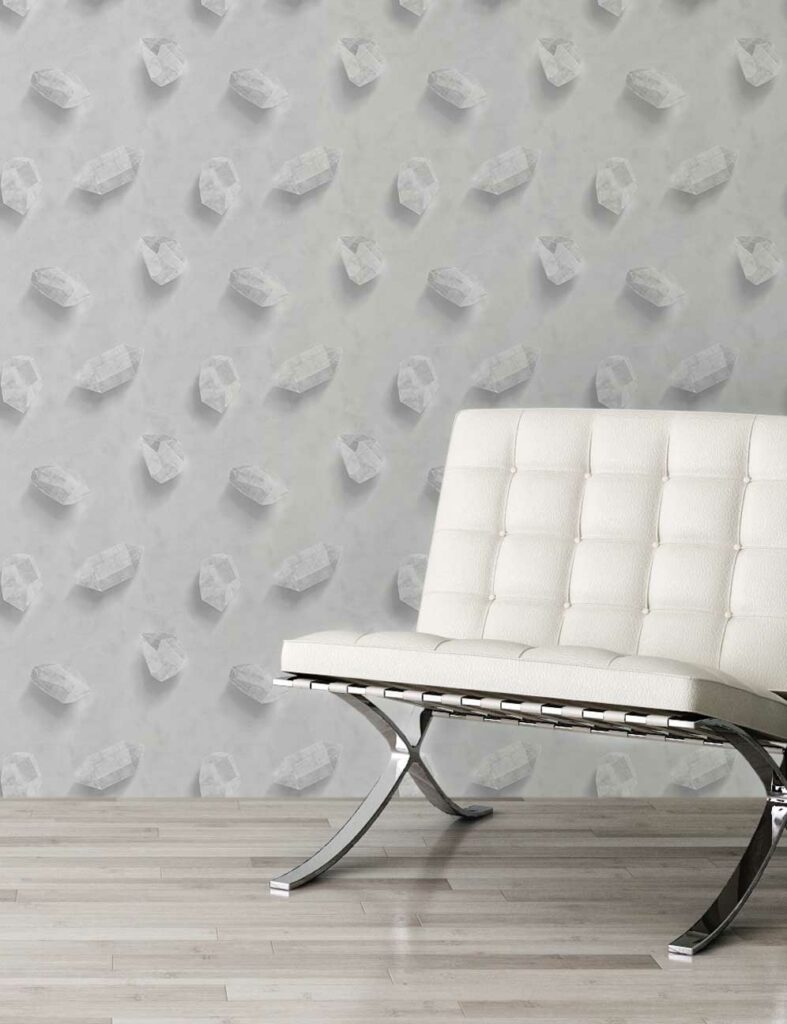 Grey Romantic Diamond Wallpaper hero image