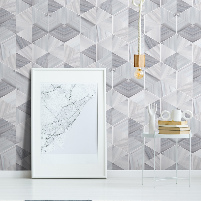 geometric marble wallpaper for walls