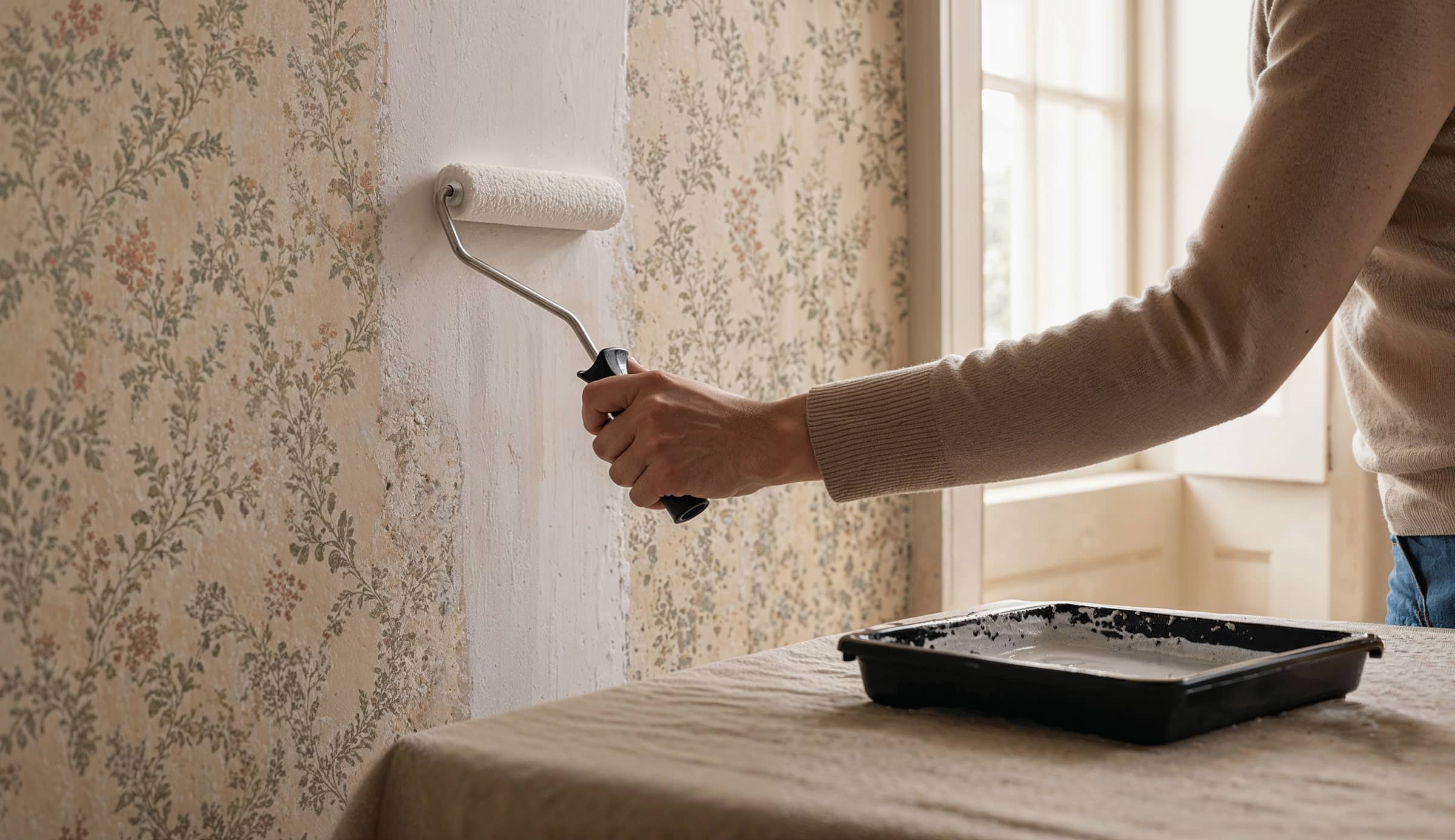 Can You Paint Over Wallpaper?